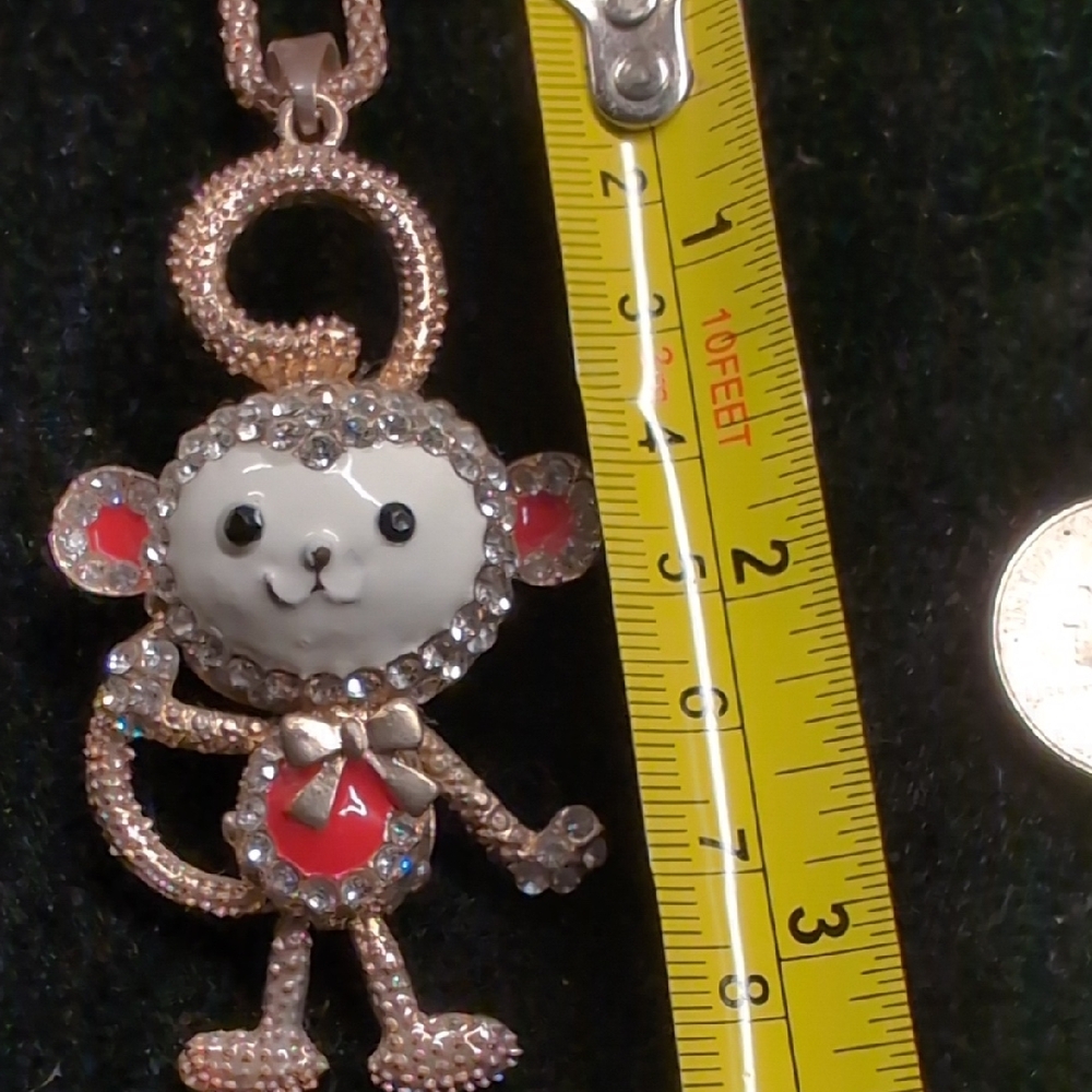 3" Mouse Sweater Necklace